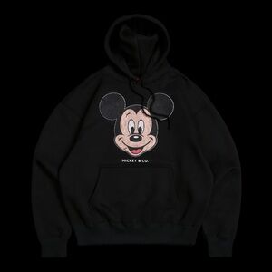 Civil Regime Disney Mickey Mouse & Co. Black Hoodie in Size Large